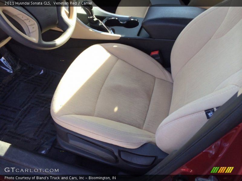 Venetian Red / Camel 2011 Hyundai Sonata GLS