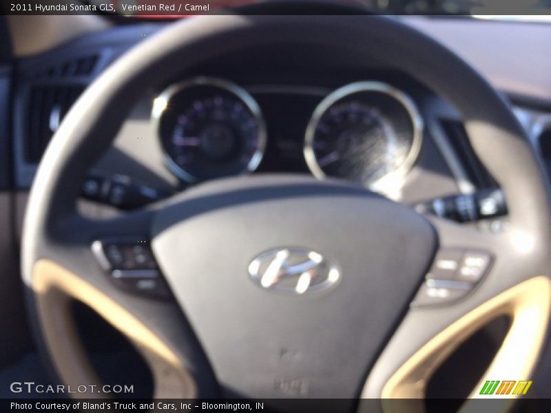 Venetian Red / Camel 2011 Hyundai Sonata GLS