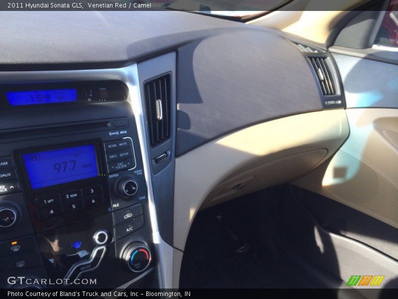 Venetian Red / Camel 2011 Hyundai Sonata GLS