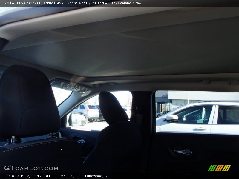 Bright White / Iceland - Black/Iceland Gray 2014 Jeep Cherokee Latitude 4x4