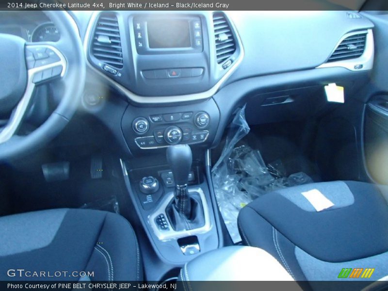 Bright White / Iceland - Black/Iceland Gray 2014 Jeep Cherokee Latitude 4x4