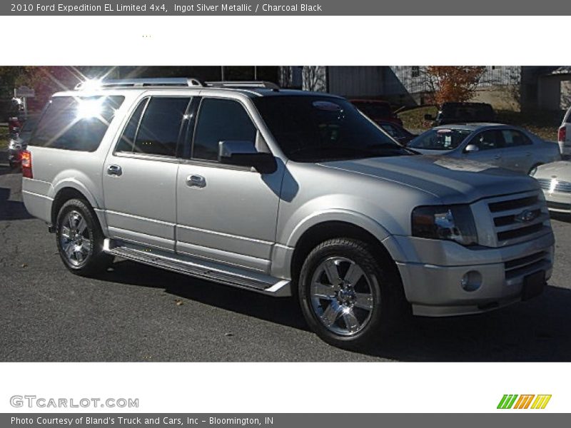 Ingot Silver Metallic / Charcoal Black 2010 Ford Expedition EL Limited 4x4