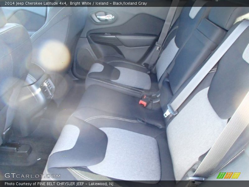 Bright White / Iceland - Black/Iceland Gray 2014 Jeep Cherokee Latitude 4x4