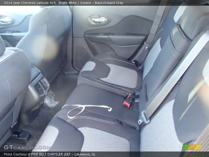 Bright White / Iceland - Black/Iceland Gray 2014 Jeep Cherokee Latitude 4x4