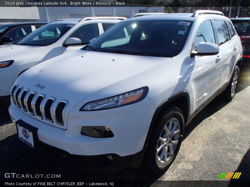 Bright White / Morocco - Black 2014 Jeep Cherokee Latitude 4x4