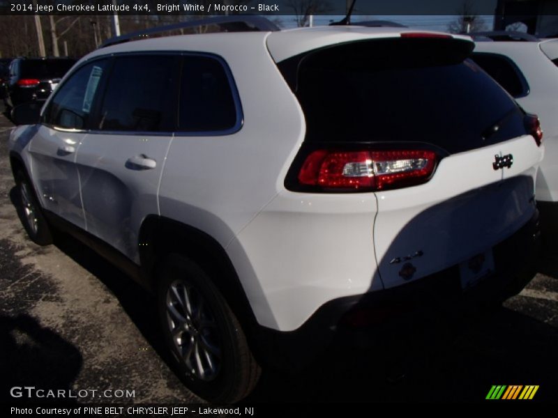 Bright White / Morocco - Black 2014 Jeep Cherokee Latitude 4x4