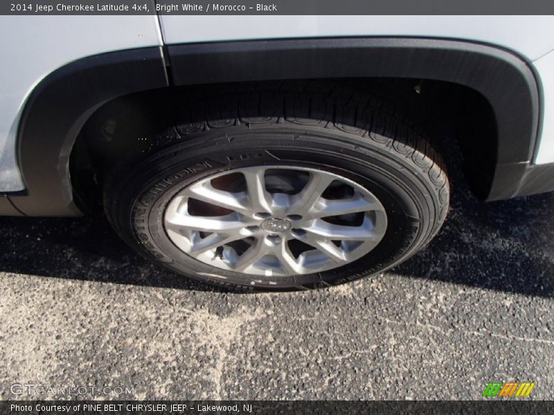 Bright White / Morocco - Black 2014 Jeep Cherokee Latitude 4x4
