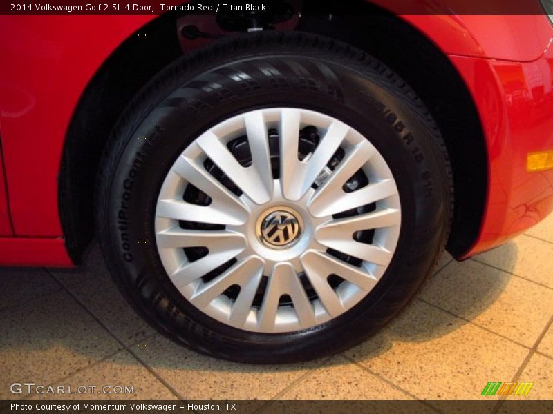 Tornado Red / Titan Black 2014 Volkswagen Golf 2.5L 4 Door