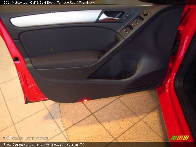 Tornado Red / Titan Black 2014 Volkswagen Golf 2.5L 4 Door