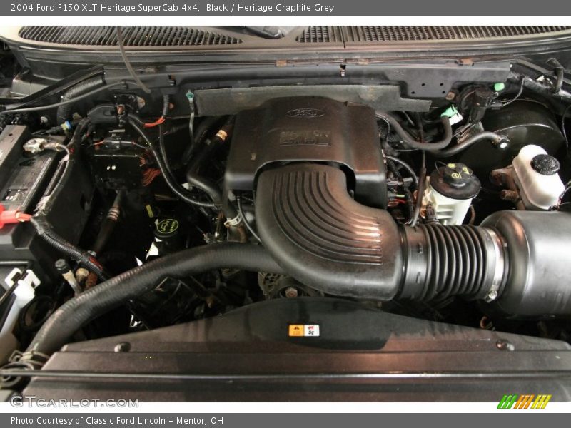 Black / Heritage Graphite Grey 2004 Ford F150 XLT Heritage SuperCab 4x4
