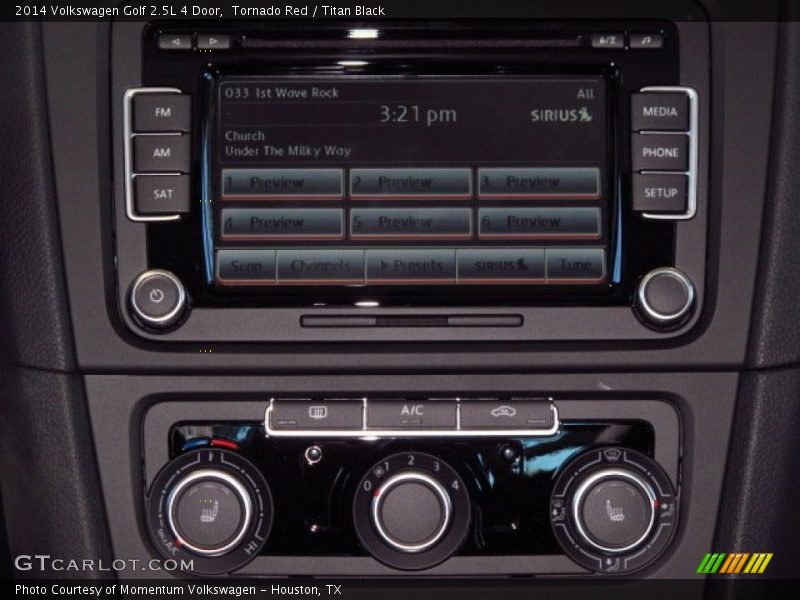 Tornado Red / Titan Black 2014 Volkswagen Golf 2.5L 4 Door