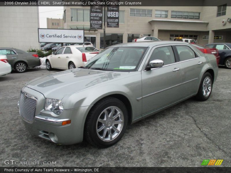 Silver Steel Metallic / Dark Slate Gray/Light Graystone 2006 Chrysler 300 C HEMI