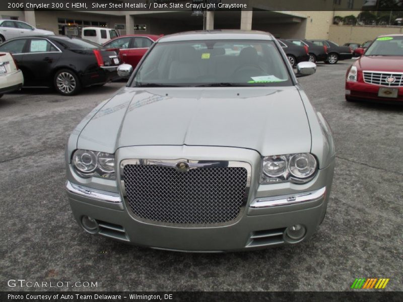 Silver Steel Metallic / Dark Slate Gray/Light Graystone 2006 Chrysler 300 C HEMI