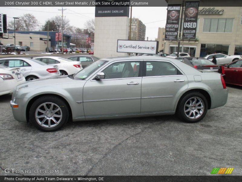Silver Steel Metallic / Dark Slate Gray/Light Graystone 2006 Chrysler 300 C HEMI