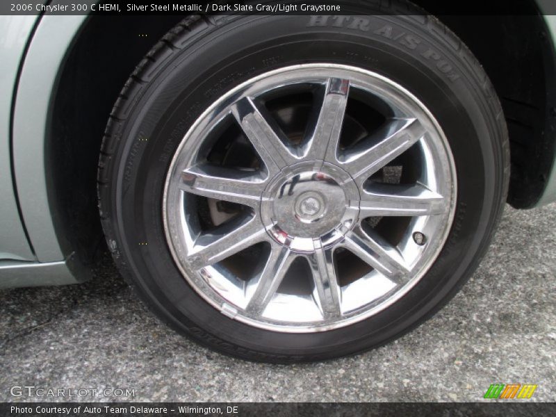Silver Steel Metallic / Dark Slate Gray/Light Graystone 2006 Chrysler 300 C HEMI