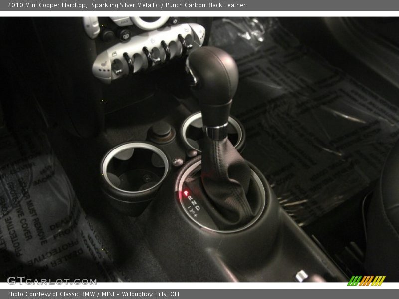 Sparkling Silver Metallic / Punch Carbon Black Leather 2010 Mini Cooper Hardtop