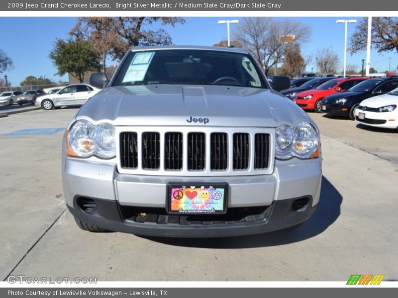 Bright Silver Metallic / Medium Slate Gray/Dark Slate Gray 2009 Jeep Grand Cherokee Laredo