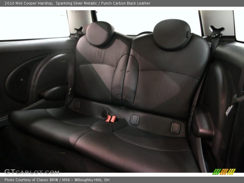 Sparkling Silver Metallic / Punch Carbon Black Leather 2010 Mini Cooper Hardtop