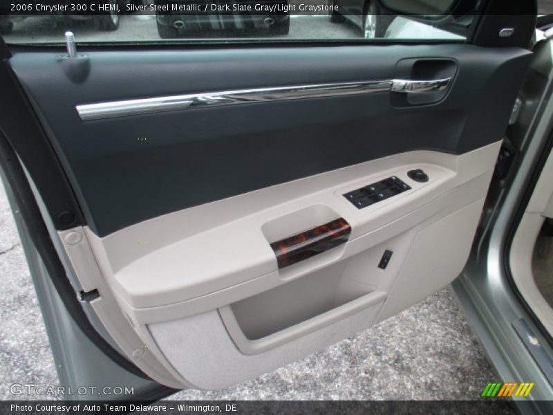 Silver Steel Metallic / Dark Slate Gray/Light Graystone 2006 Chrysler 300 C HEMI