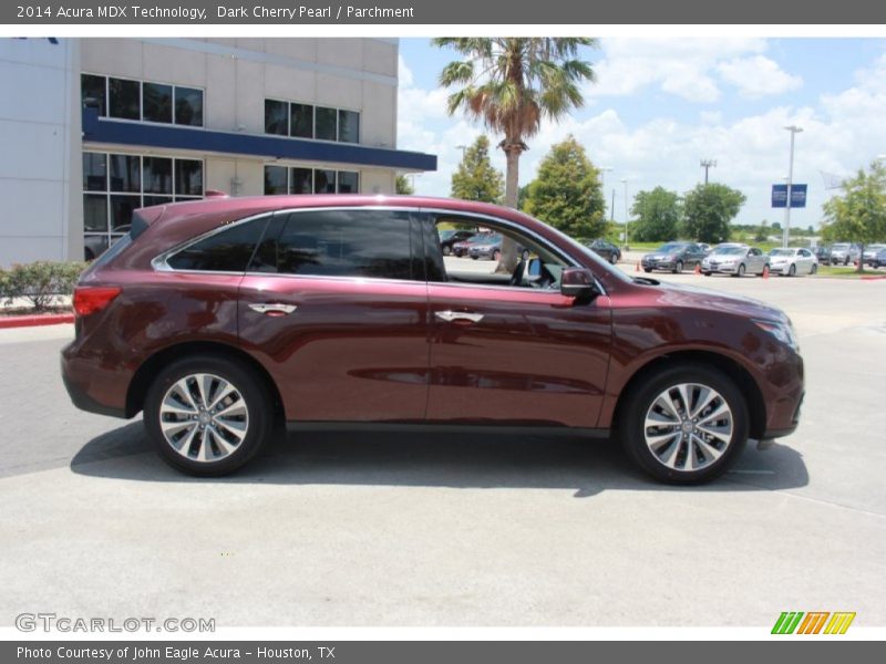 Dark Cherry Pearl / Parchment 2014 Acura MDX Technology