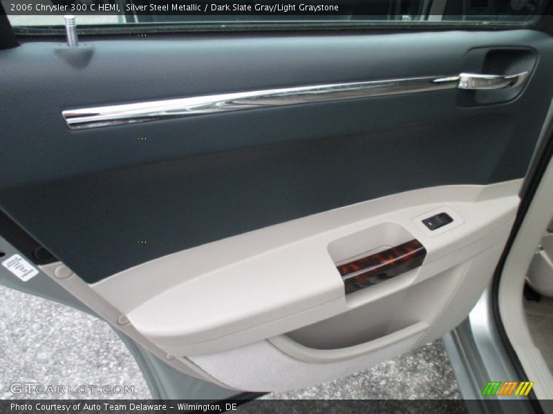 Silver Steel Metallic / Dark Slate Gray/Light Graystone 2006 Chrysler 300 C HEMI