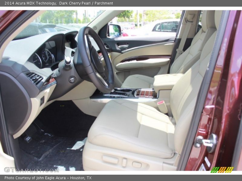 Dark Cherry Pearl / Parchment 2014 Acura MDX Technology