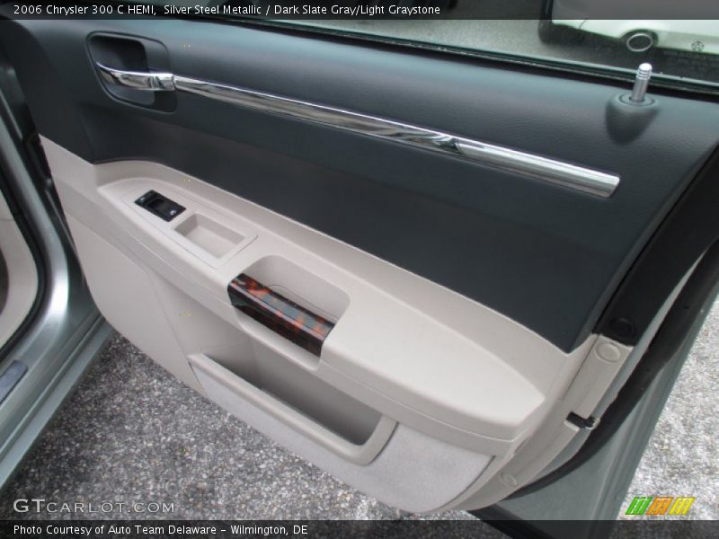 Silver Steel Metallic / Dark Slate Gray/Light Graystone 2006 Chrysler 300 C HEMI