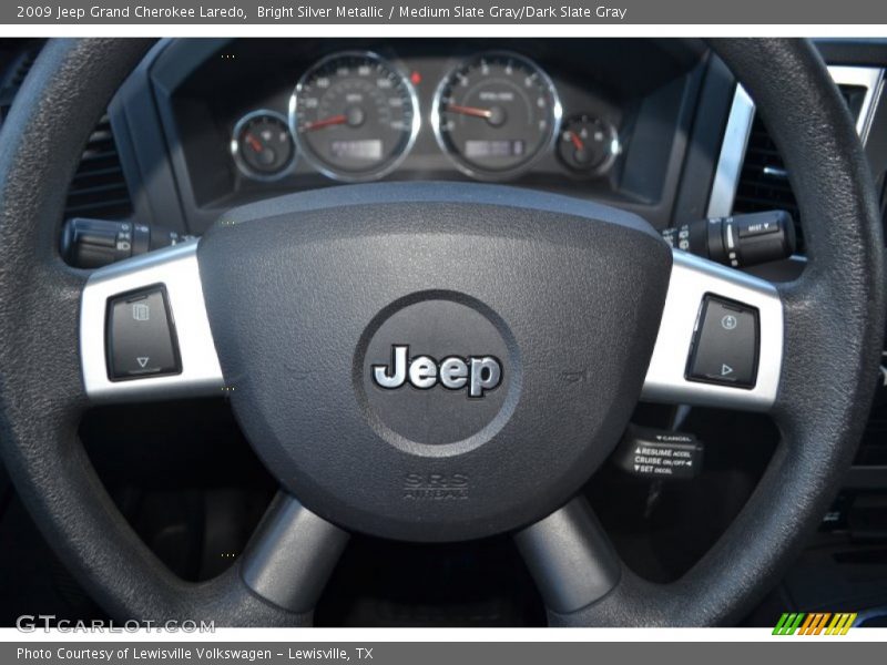 Bright Silver Metallic / Medium Slate Gray/Dark Slate Gray 2009 Jeep Grand Cherokee Laredo