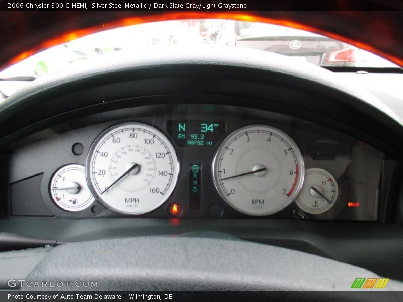 Silver Steel Metallic / Dark Slate Gray/Light Graystone 2006 Chrysler 300 C HEMI