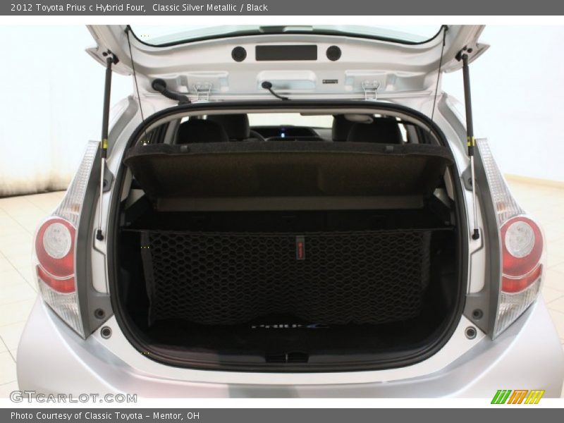 Classic Silver Metallic / Black 2012 Toyota Prius c Hybrid Four