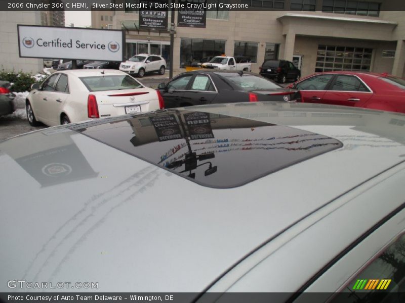 Silver Steel Metallic / Dark Slate Gray/Light Graystone 2006 Chrysler 300 C HEMI