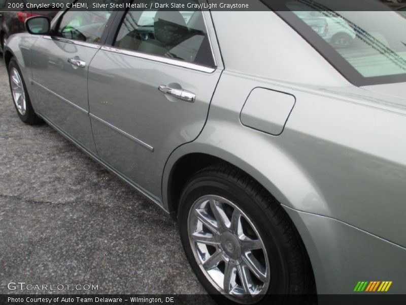 Silver Steel Metallic / Dark Slate Gray/Light Graystone 2006 Chrysler 300 C HEMI