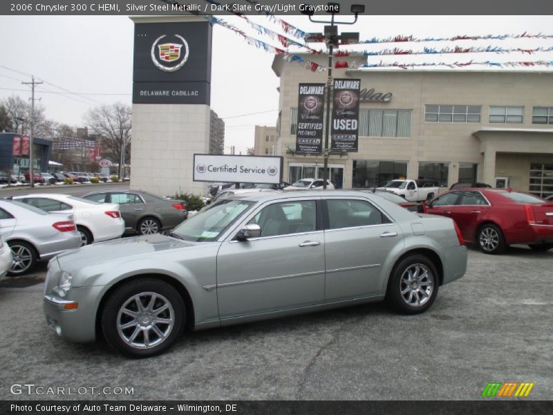 Silver Steel Metallic / Dark Slate Gray/Light Graystone 2006 Chrysler 300 C HEMI