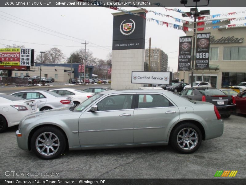 Silver Steel Metallic / Dark Slate Gray/Light Graystone 2006 Chrysler 300 C HEMI