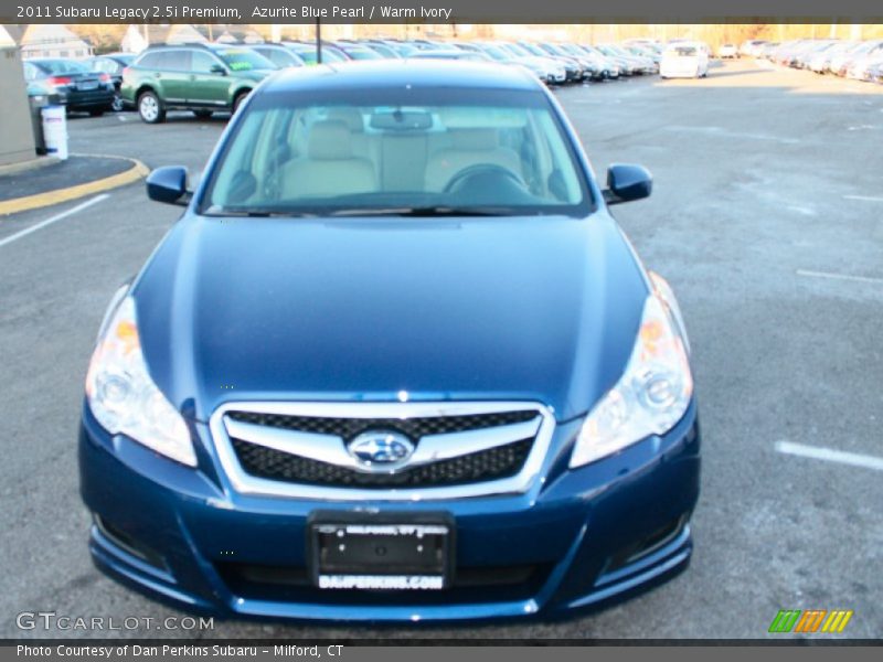 Azurite Blue Pearl / Warm Ivory 2011 Subaru Legacy 2.5i Premium