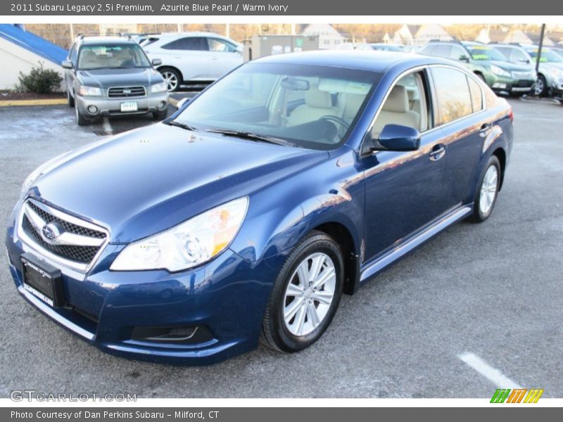 Azurite Blue Pearl / Warm Ivory 2011 Subaru Legacy 2.5i Premium