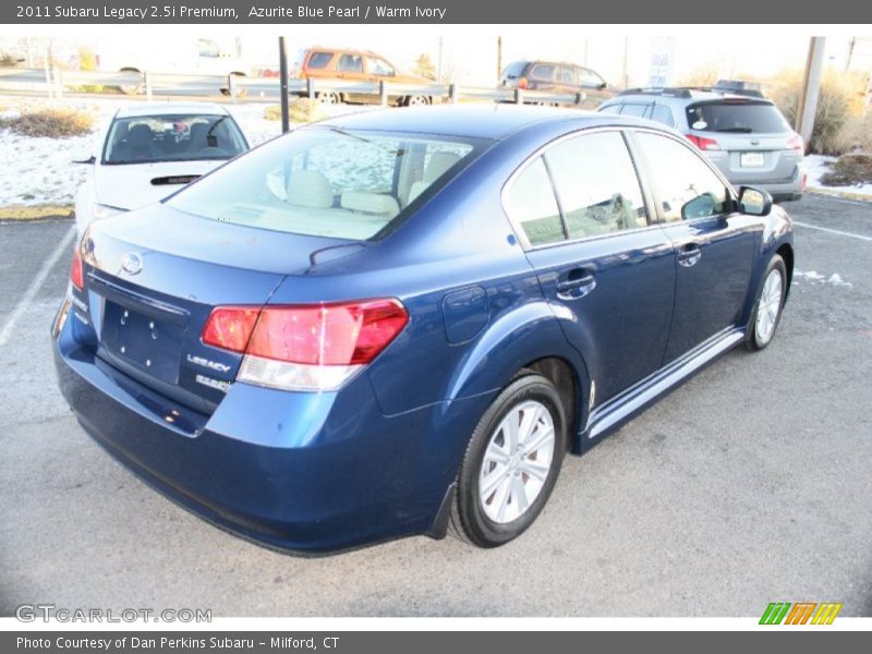Azurite Blue Pearl / Warm Ivory 2011 Subaru Legacy 2.5i Premium