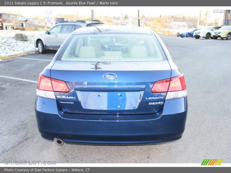 Azurite Blue Pearl / Warm Ivory 2011 Subaru Legacy 2.5i Premium