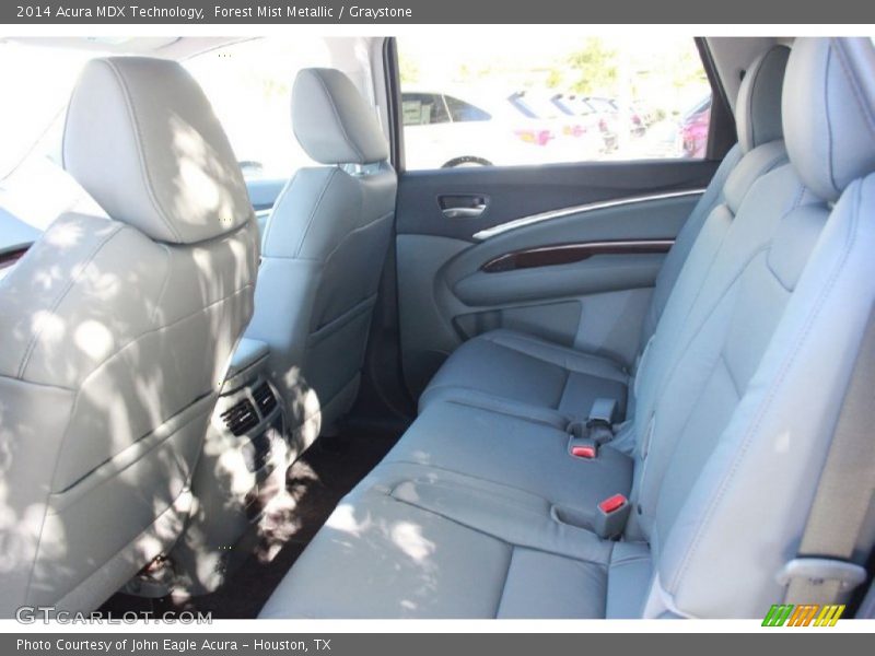 Forest Mist Metallic / Graystone 2014 Acura MDX Technology
