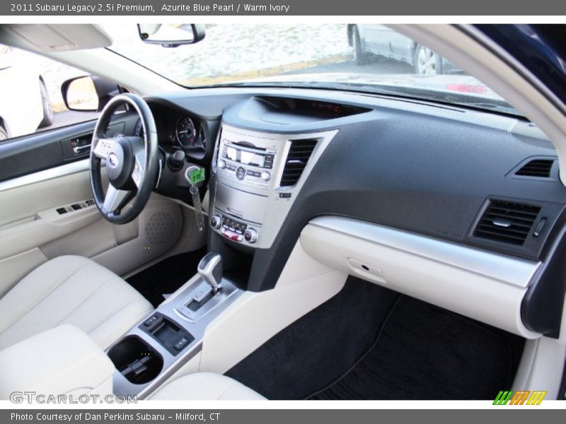 Azurite Blue Pearl / Warm Ivory 2011 Subaru Legacy 2.5i Premium