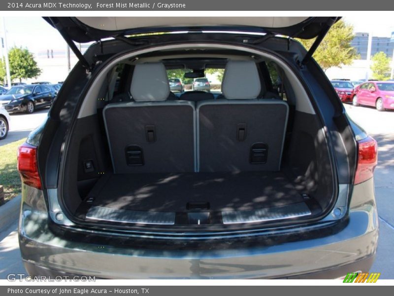 Forest Mist Metallic / Graystone 2014 Acura MDX Technology