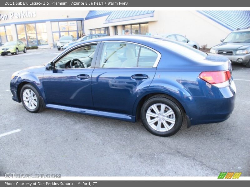 Azurite Blue Pearl / Warm Ivory 2011 Subaru Legacy 2.5i Premium