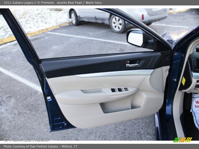 Azurite Blue Pearl / Warm Ivory 2011 Subaru Legacy 2.5i Premium
