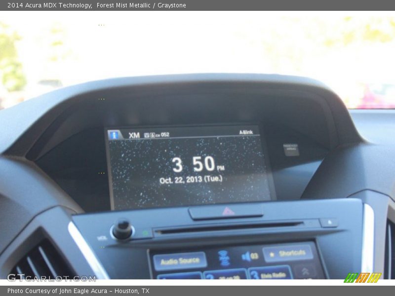 Forest Mist Metallic / Graystone 2014 Acura MDX Technology
