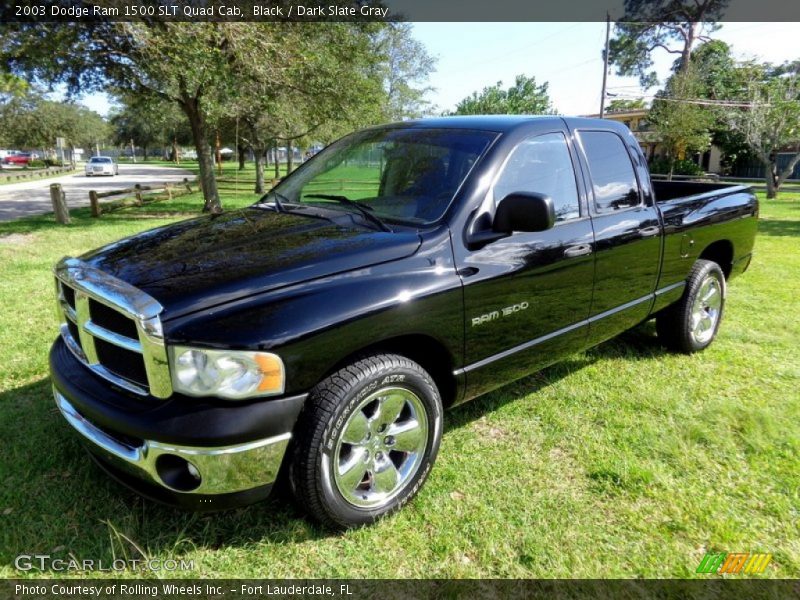 Black / Dark Slate Gray 2003 Dodge Ram 1500 SLT Quad Cab