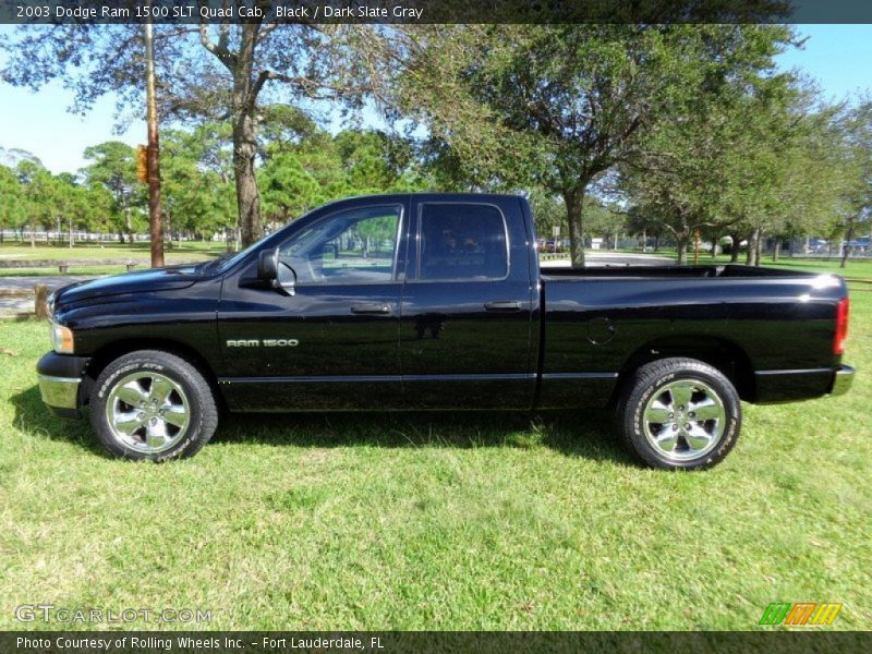 Black / Dark Slate Gray 2003 Dodge Ram 1500 SLT Quad Cab