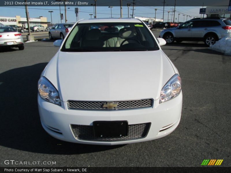 Summit White / Ebony 2013 Chevrolet Impala LT