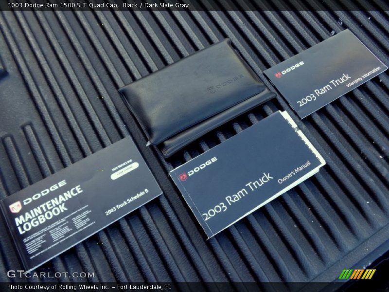 Black / Dark Slate Gray 2003 Dodge Ram 1500 SLT Quad Cab