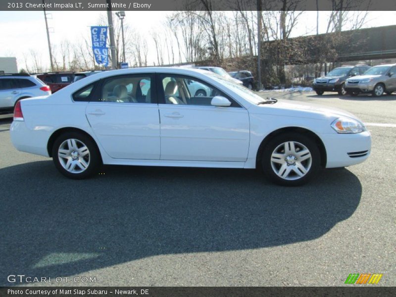 Summit White / Ebony 2013 Chevrolet Impala LT