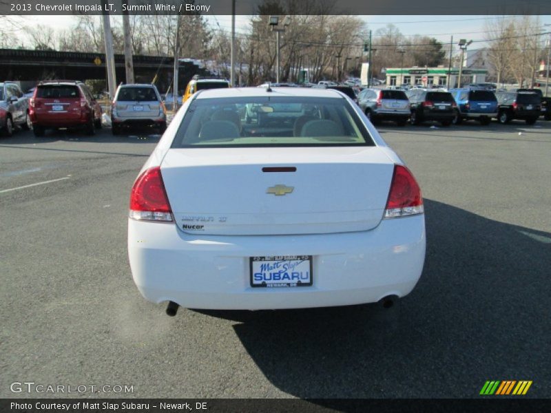 Summit White / Ebony 2013 Chevrolet Impala LT